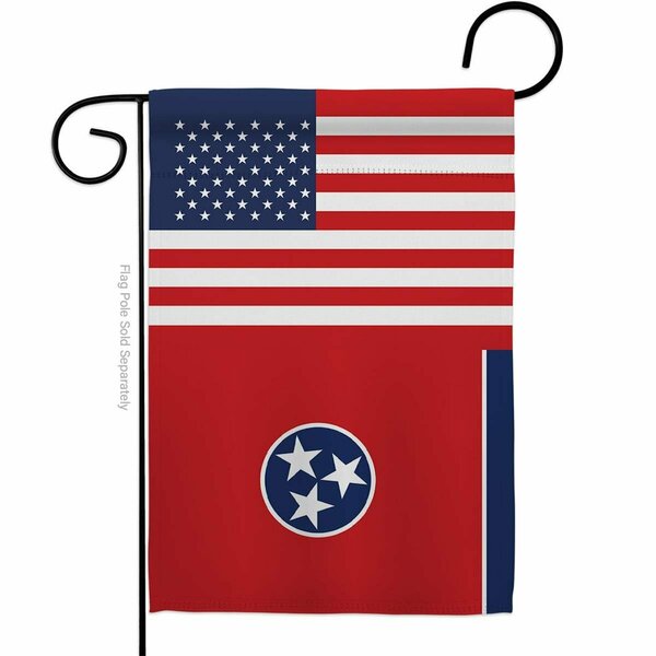 Guarderia 13 x 18.5 in. USA Tennessee American State Vertical Garden Flag with Double-Sided GU3907298